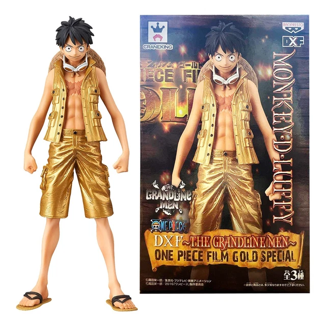 ONE PIECE DXF THE GRANDLINE MEN FILM GOLD SPECIAL Figura Luffy