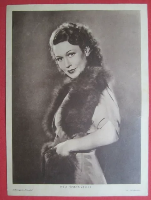 Orig. Foto Werbung Film Cinema Schauspielerin actress Heli Finkenzeller um 1940