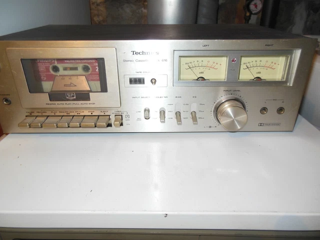 Lecteur enregistreur Technics Deck 616 Dolby system + Haut parleu 3 voies