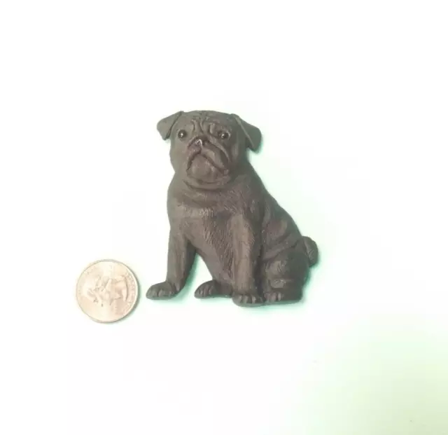 Pug Black Dog Magnet