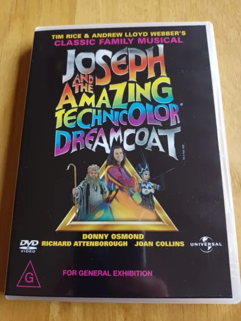 Joseph And The Amazing Technicolor Dreamcoat DVD (Region 4, 2001) FREE POST