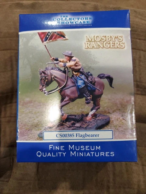 Figurine Collection 'Guerre Civile Confédérée' Cavalry - Vitrine En Étain, 17 Ans Et + - CS00826, Livraison Gratuite