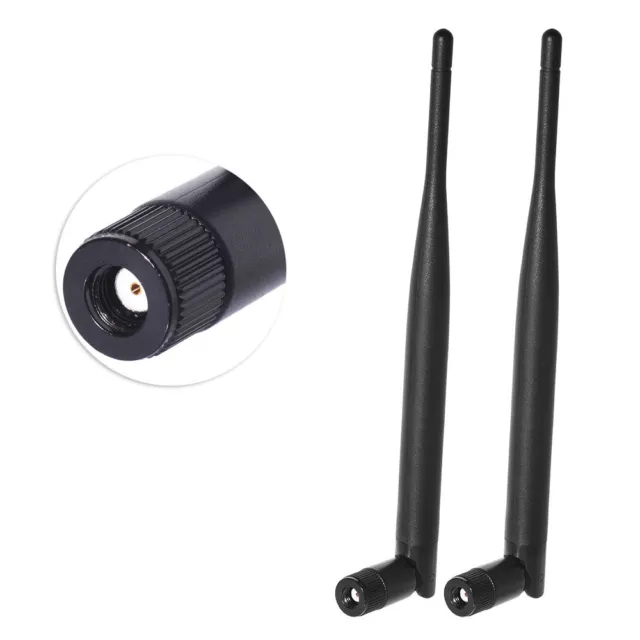 2x Dual Band 2.4GHz 5.8GHz MIMO RP-SMA Antenna for WiFi Router Security Camera