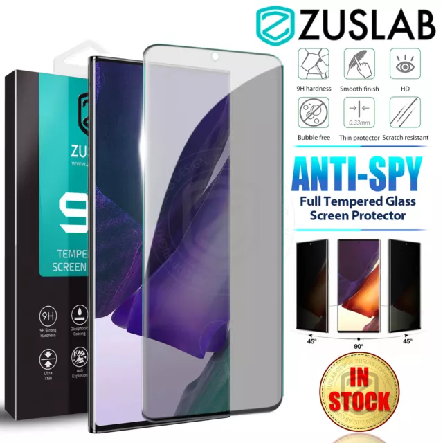 For Samsung Galaxy Note 20 S10 Plus S10e Privacy Tempered Glass Screen Protector