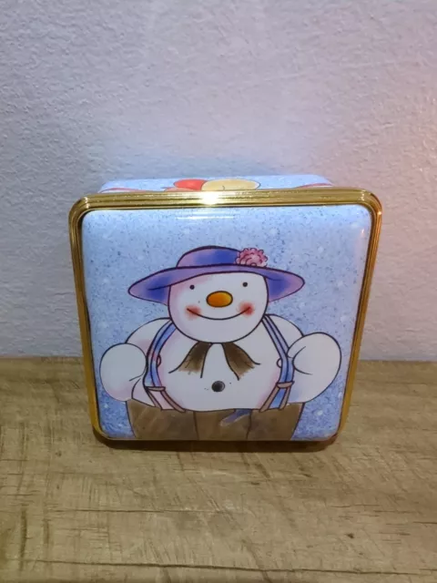 Border fine Arts The Snowman Raymond Briggs Enamel trinket box Dressed Up