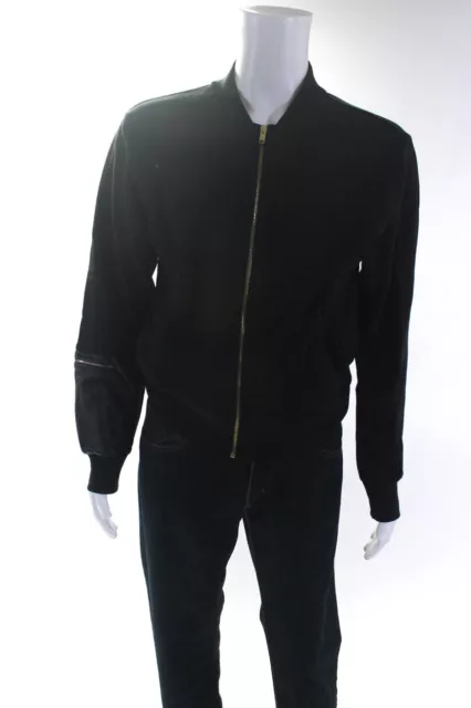 Tim Coppens Men's Coppes Men's Cotton Full Zip Jacket Black Size L