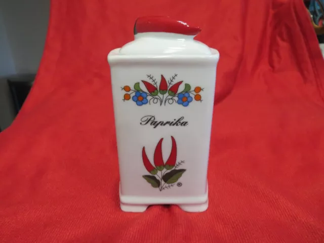 Beautiful Kalocsa Porcelain PAPRIKA HOLDER
