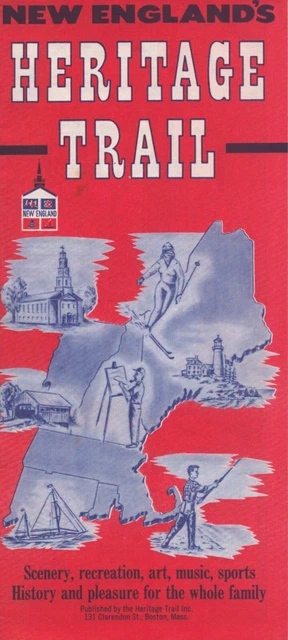 VINTAGE 1960 39 S NEW England 39 s Heritage - Vintage 1960s New Englands Heritage Trail Map Brochure.webp