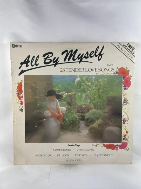 12 Inch VINYL LP - ALL BY MYSELF - 28 TENDER LOVE SONGS - VARIOUS ARTISTS 1975