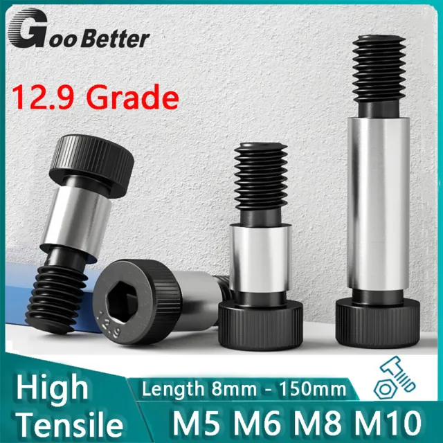 M5 M6 M8 M10 Socket Shoulder Bolts 12.9 Grade High Tensile Hex Allen Key Screws