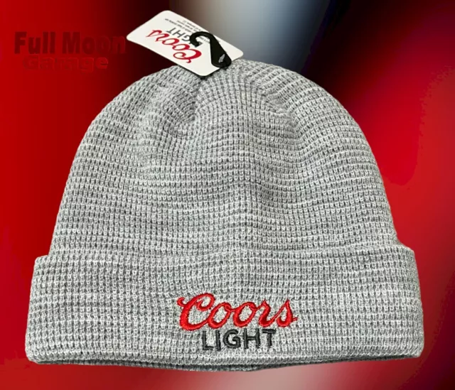 NEW Coors Light Silver Bullet Beer Classic Vintage Mens Cap Hat Beanie