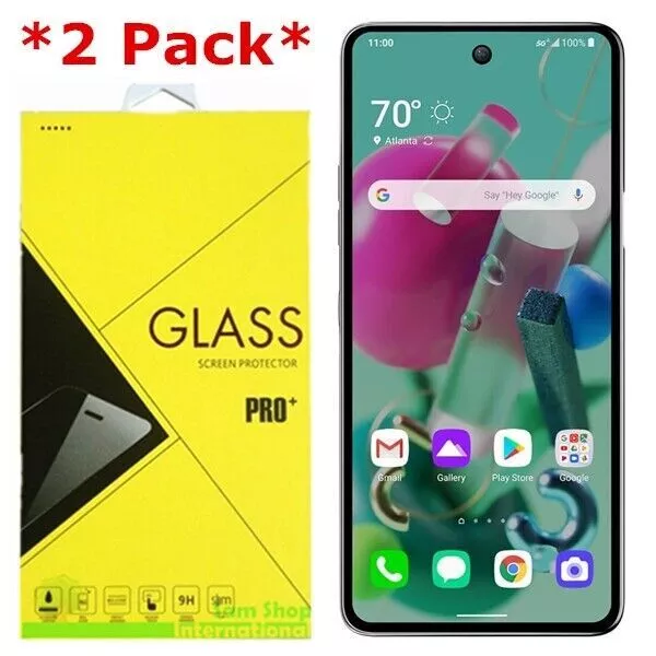 2Pack Premium 9H Tempered Glass Screen Protector For LG K92 5G