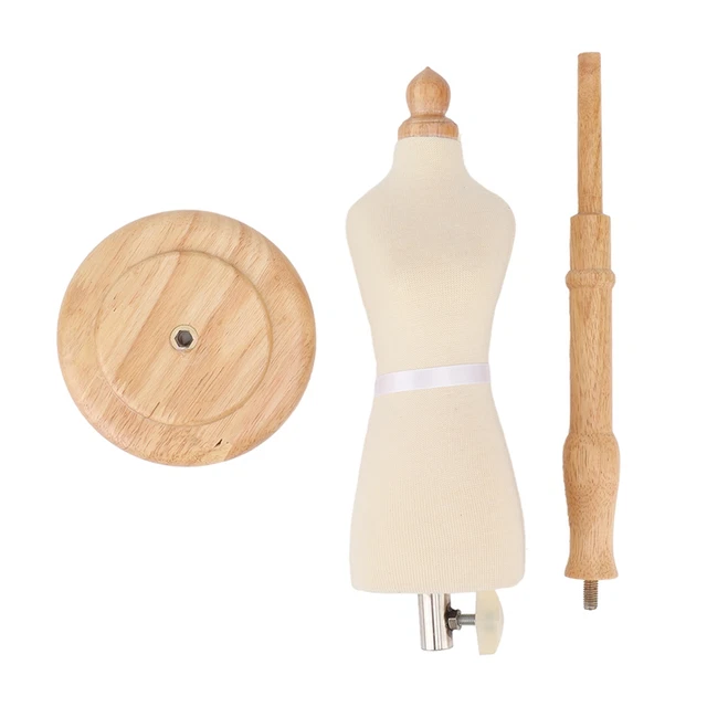 Vestido femenino con forma profesional de haya madera duradero vestido de costura con madera