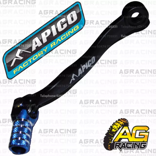 Apico Black Blue Gear Pedal Lever Shifter For Husqvarna TE 250 2017 17 Enduro