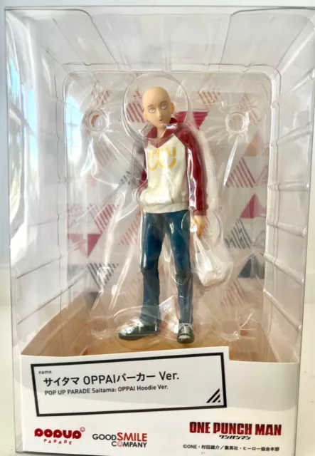 Pop Up Parade Good Smile Company One Punch Man - Saitama OPPAI Hoodie Ver. NIB