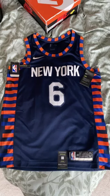 KRISTAPS PORZINGIS New York Knicks NBA #6 Jersey Men's Size 2XL