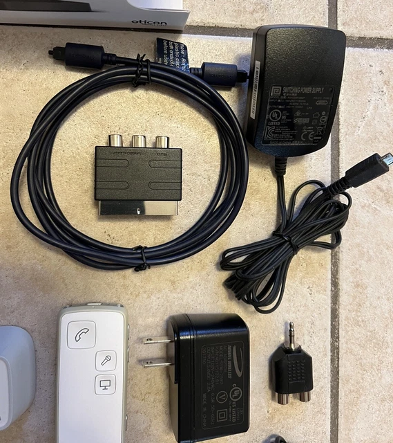 OPEN BOX OTICON ConnectLine Streamer Pro With TV 2.0 Box BUNDLE Tested ...
