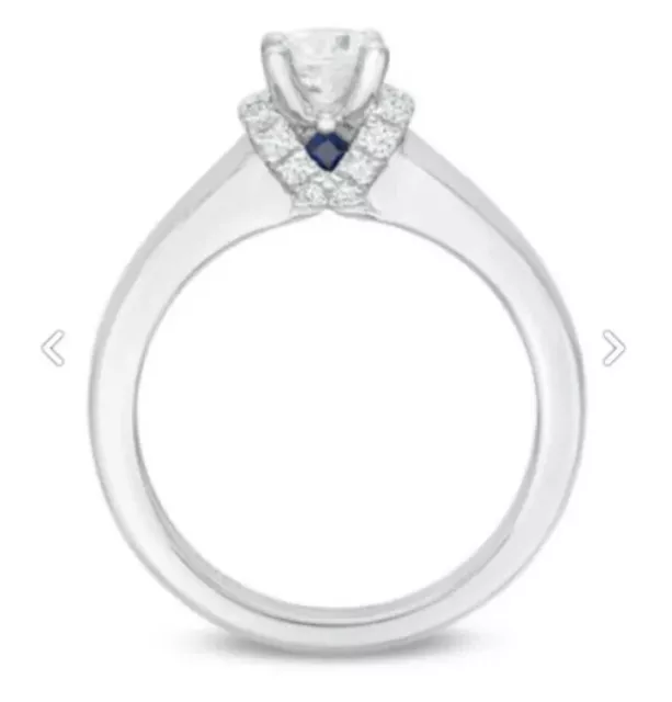 Vera Wang Love Collection Natural Diamond Solitaire Engagement Ring