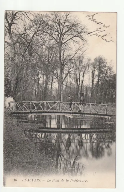 BEAUVAIS - Oise - CPA 60 - le Thérain prés de la rue St Louis