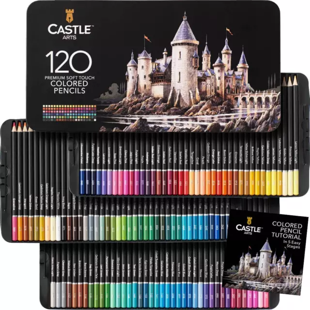 Set Di 120 Matite Colorate per Artisti, Professionisti E Coloristi Adulti | Cofa