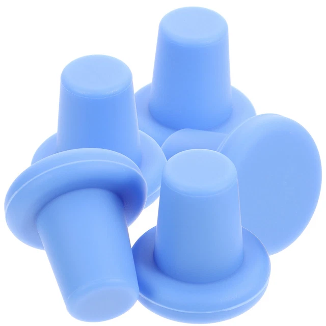 5 piezas tapones de botella de vino tapones de whisky tapones de vino en forma de T botella de silicona