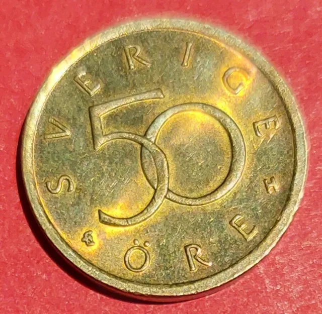Piece de monnaie - Suède - 50 ore  - 2004