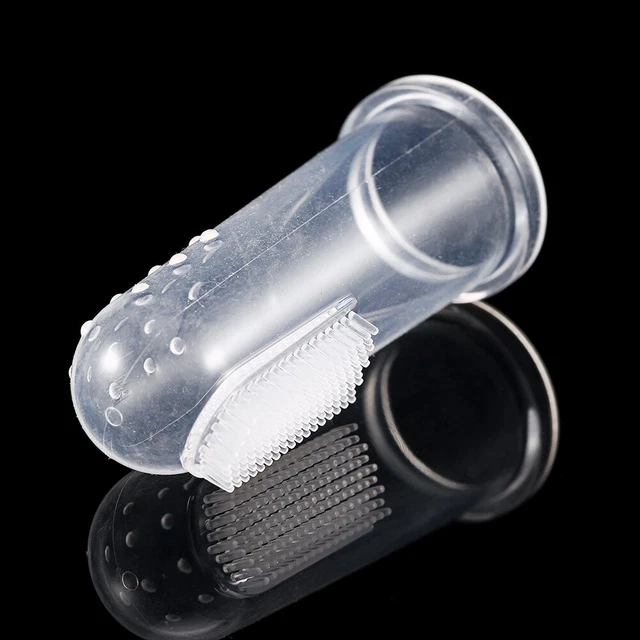 HD Silicone Soft Finger Toothbrush Teeth Rubber Massage Brush Household