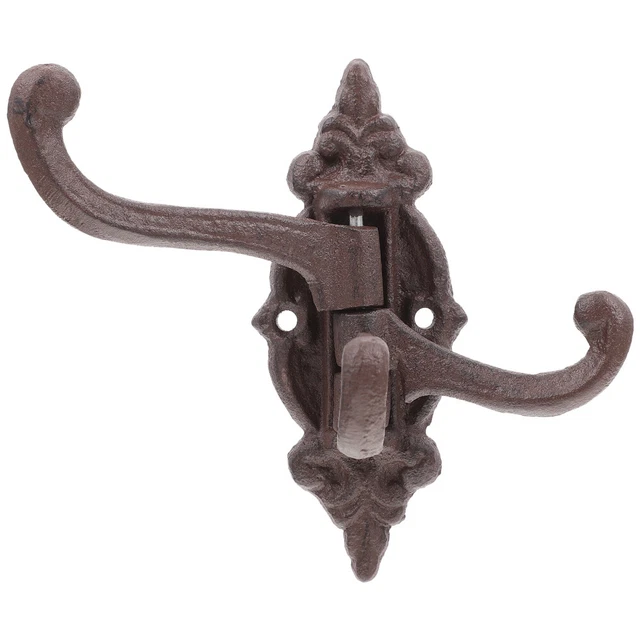 Rustic Cast Hooks Movable Wall Hook Wall Mount Clothes Rack Wall Hanging