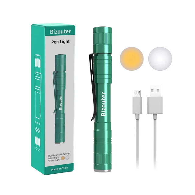 BIZOUTER Pen Lights for Nurses Doctors Check Pupil Response Ear Nose Throat, ...