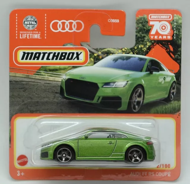 Matchbox Audi Tt Rs Coupe - ©2023 - 2/100 - 70 Years Of Matchbox -
