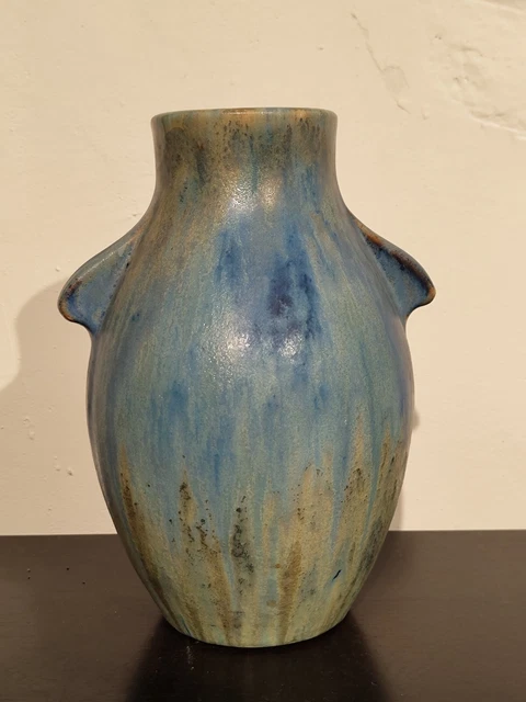 Vase Pierrefonds 2 Anses 317 Au Casque 24cm x 8,5cm