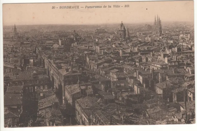 Cpa 33 - Bordeaux - Panorama Of The City - (Gironde) - Unwritten