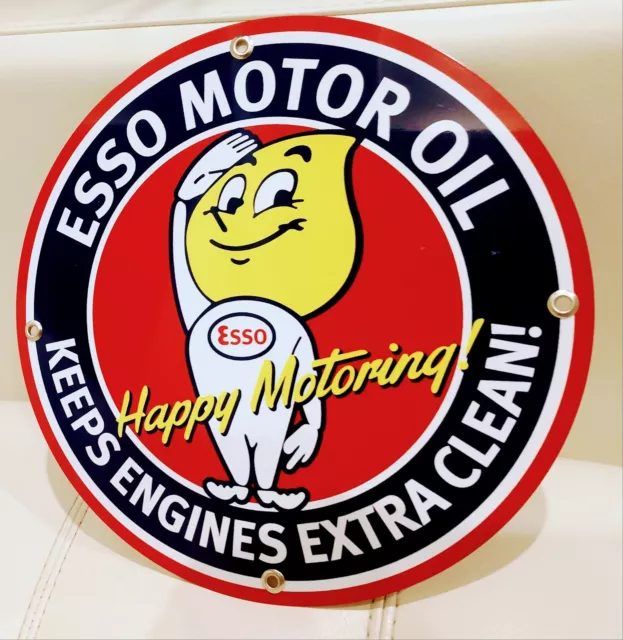 Esso Gasoline Gas Oil Sign