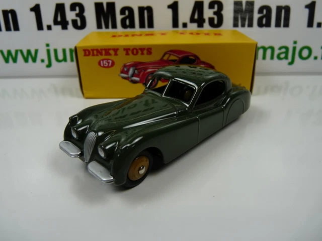 EOUS Voiture 1/43 réédition DINKY TOYS DeAgostini JAGUAR XK120 verte 157