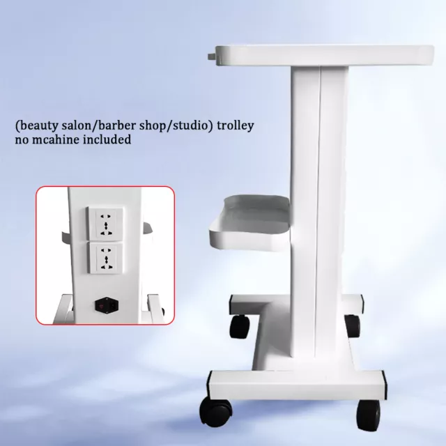 Carrello carrello da salone supporto ruota adatto macchina di bellezza strumento termale con presa 220 V