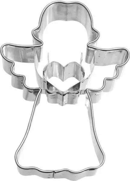 Cookie Cutter Angel With Heart Birkmann Cookies Baking Christmas Love Protection