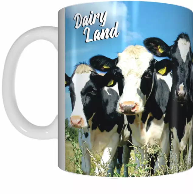 COWS Mug Dairy Land Cow Farmers Coffee Mug 2919L