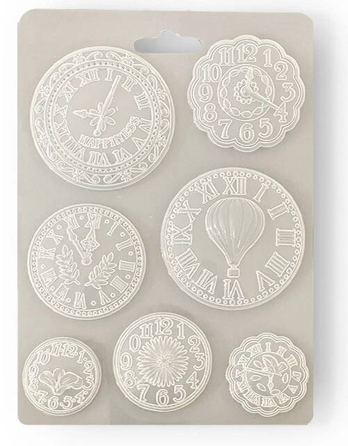 Stampo A5 in PVC Flessibile Create Happiness Welcome Home, orologi formine