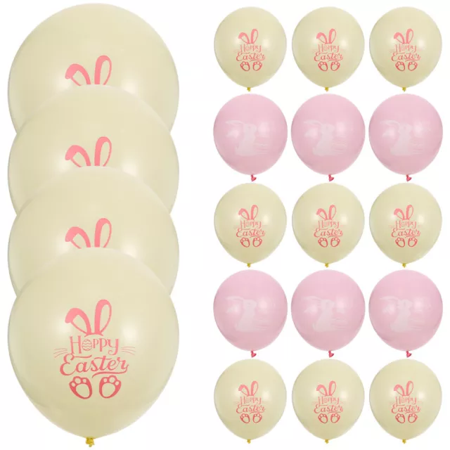 20pcs Kids Ornaments & Balloons for Easter Party Decoration