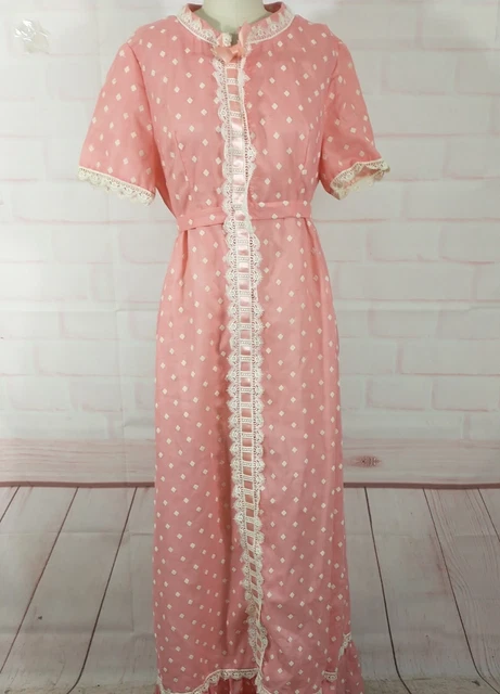 Vintage Evelyn Pearson Hostess Dress Small