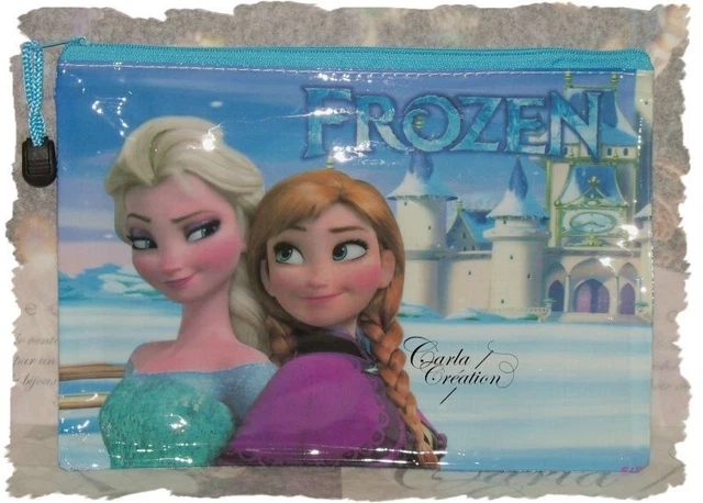 Trousse De Toilette La Reine Des Neiges (Frozen) - Elsa & Anna - 23.5x17 Cm - Neuf Avec étiquettes