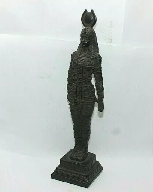 RARE ANCIENNE ÉGYPTIENNE ANTIQUE ISIS Statue Pierre (GH) Egypte Histoire