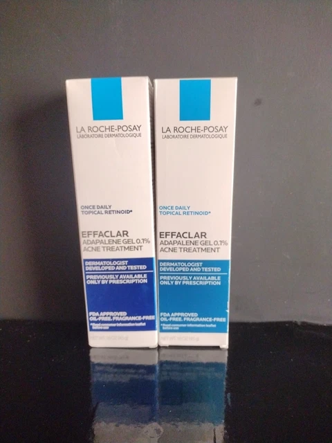 LA ROCHE POSAY Effaclar Adapalene Gel 0.1% Acne Treatment 1.6oz