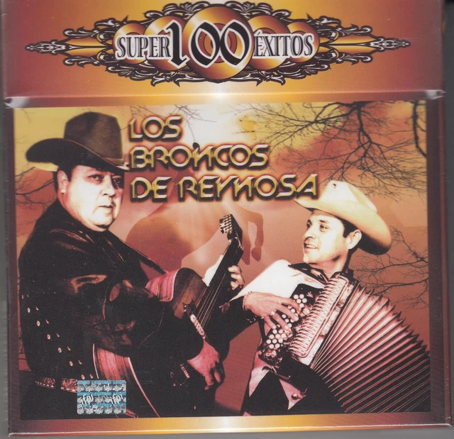 Los Broncos de Reynosa Super 100Exitos 5CDBox set New Nuevo caja de carton