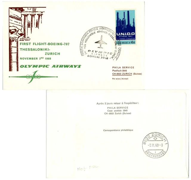Greece 4.50d Blast Furnaces U.N. Industrial Development Organization 1968 Olympi