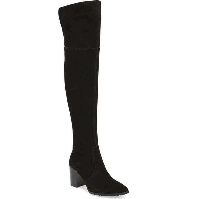 Blondo Women Over the Knee Boots Tatum Size US 6M Black Waterproof Suede