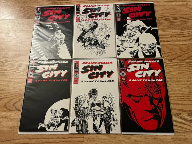 Sin City A Dame To Kill For # 1 2 3 4 5 6 Complete Dark Horse High Grade Miller