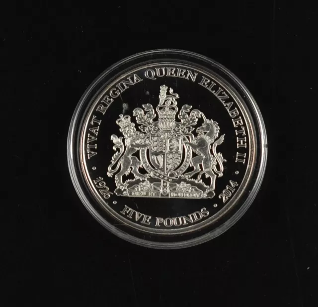 2014 TRISTAN DA CUNHA TDC QUEEN ELIZABETH II 88th BIRTHDAY  5 POUNDS PROOF LIKE