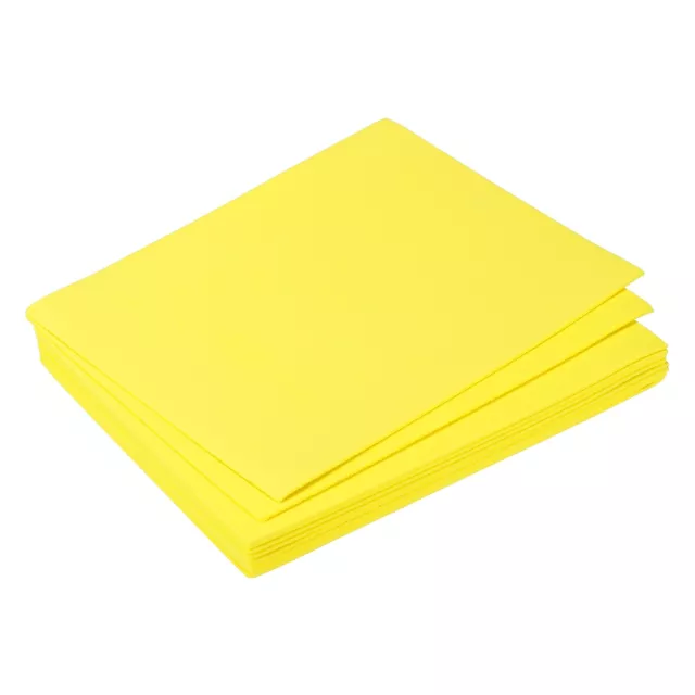 EVA Foam Sheets Yellow 7.6 Inch x 5.9 Inch 2mm Thickness for Crafts DIY 10Pcs