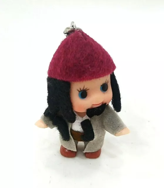 Japan Cute Kewpie Jack Sparrow Costume Mini Figure Keychain Toy Doll Kids